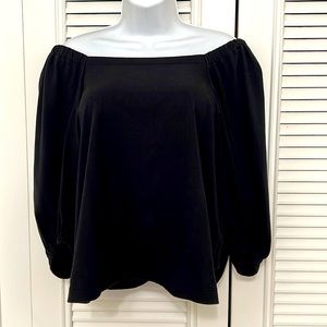 Uniqlo, off the shoulder 3/4s blouse, medium
